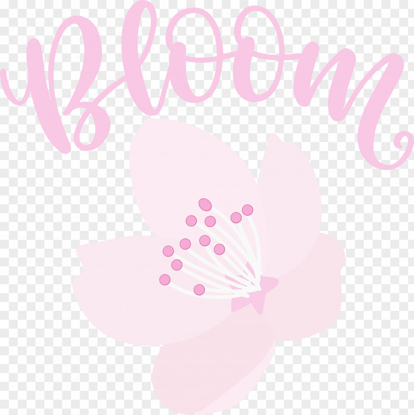 Butterflies Logo Lilac M Petal Font PNG