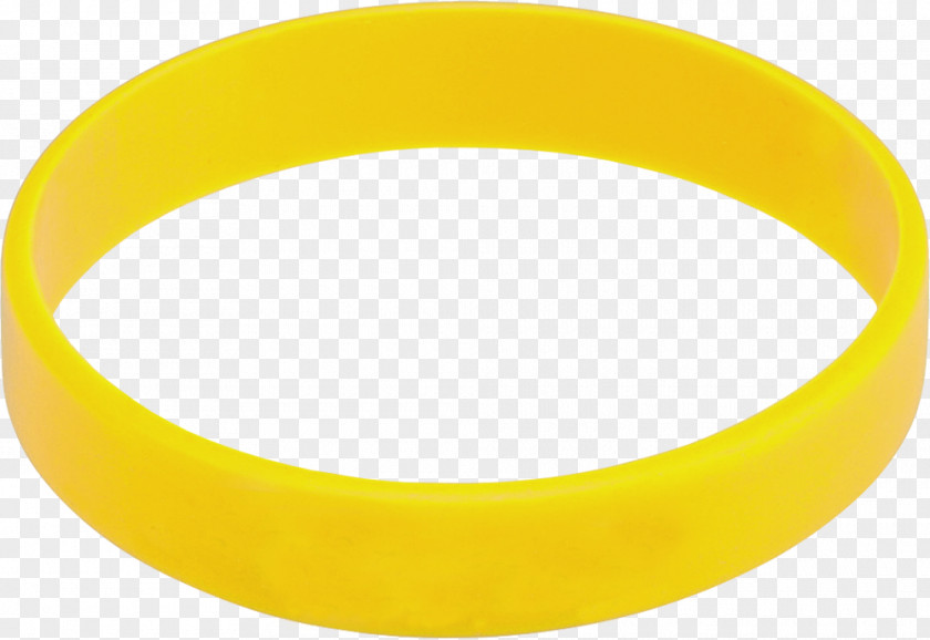 Wristband Promotion Silicone Yellow Jewellery PNG