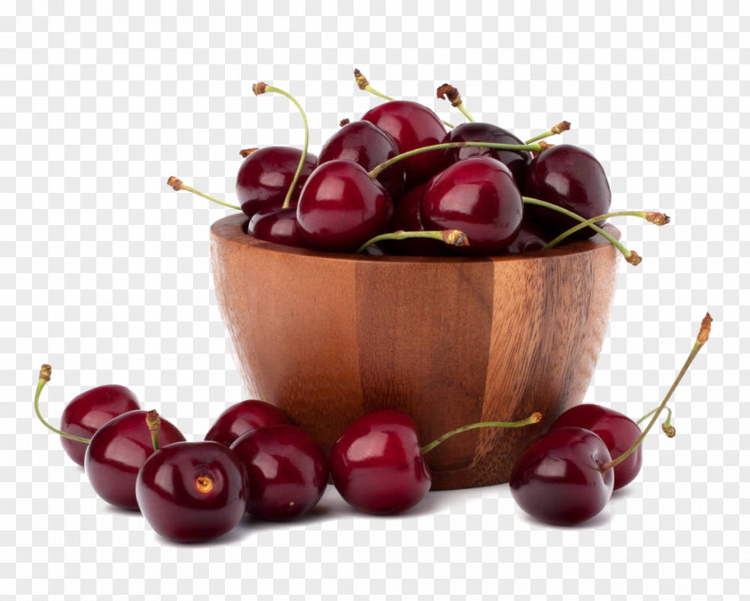 Bowl Of Cherries Fruit Image Download PNG
