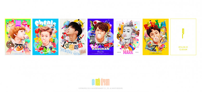 Chewing Gum NCT Dream S.M. Entertainment SM Rookies PNG
