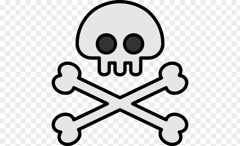 Skull Jolly Roger Piracy Vector Graphics Clip Art Illustration PNG