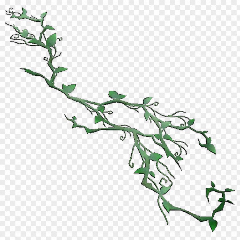 Twig Plant Stem Leaf Flower Clip Art PNG