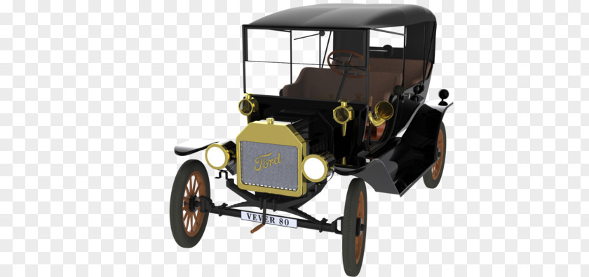 Ford Model T Vintage Car GrabCAD Motor Vehicle Wheel PNG