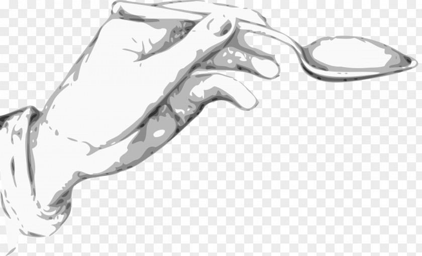 Holding Drawing Hand Spoon Clip Art PNG