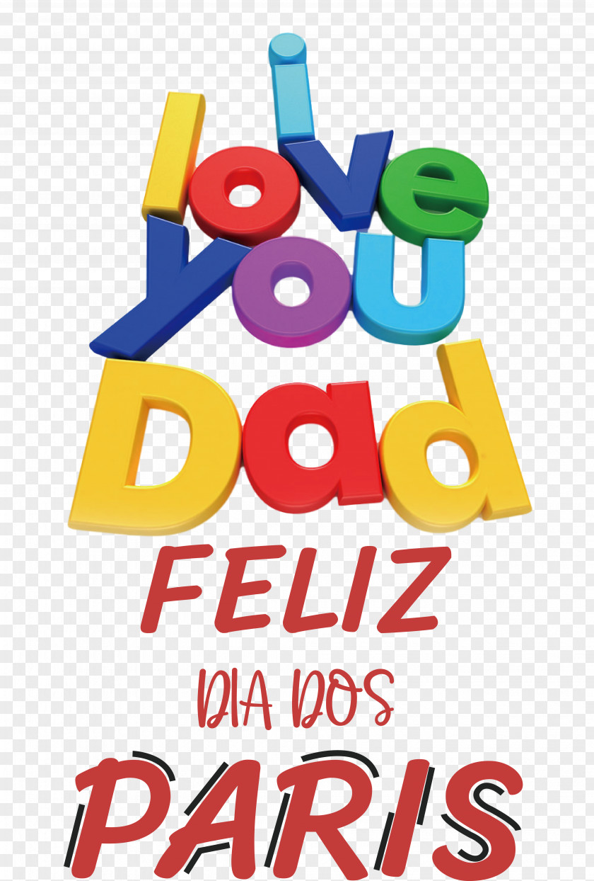 Love DAD - Feliz Dia Dos Pais PNG