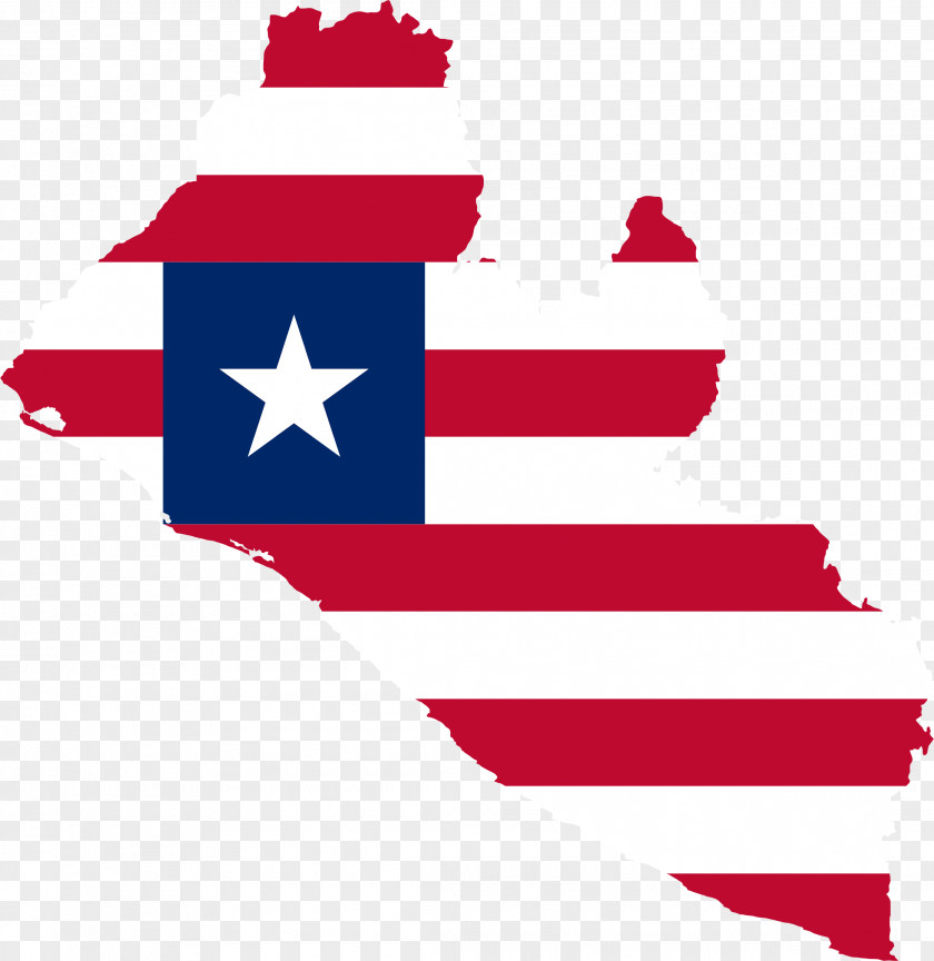 Map Flag Of Liberia Blank Collection PNG
