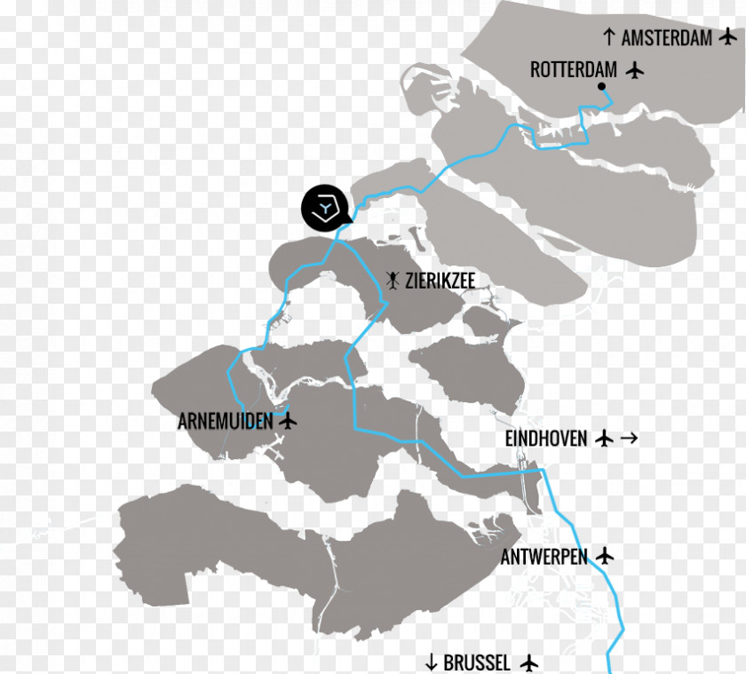 Map Zeelandic Flanders Breskens Arnemuiden Brouwershaven PNG