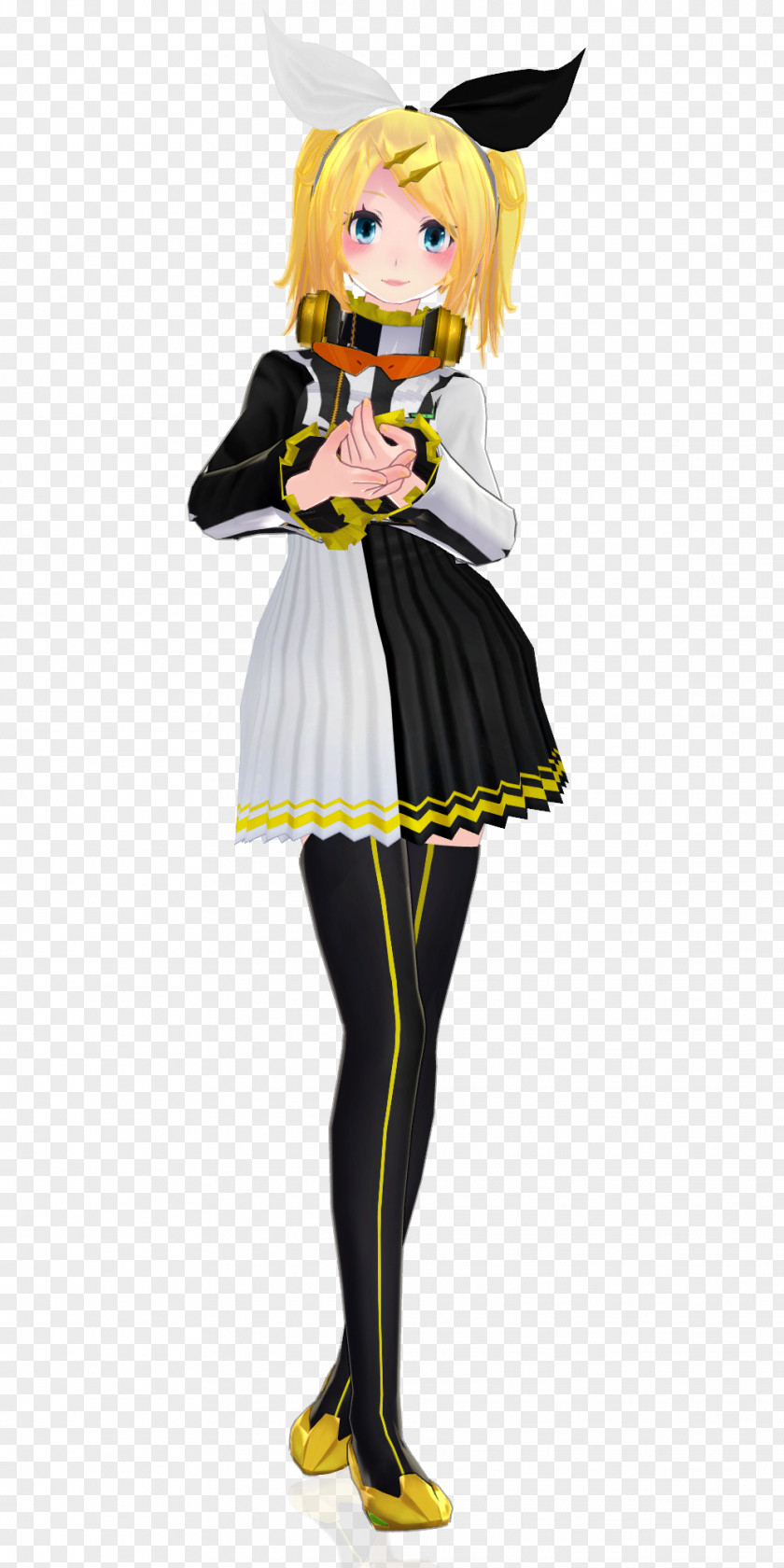 Project Garments Meltdown Kagamine Rin/Len MikuMikuDance Vocaloid PNG