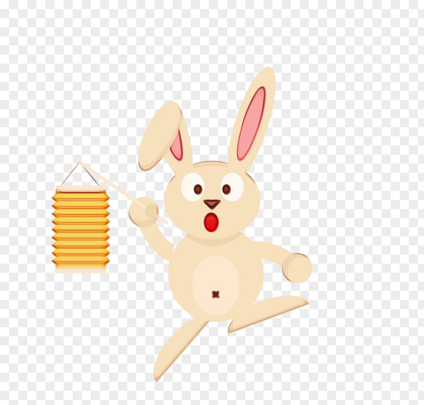 Animal Figure Tail Easter Bunny Background PNG
