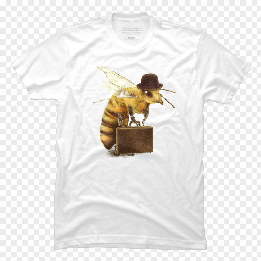 Bee Worker T-shirt Bag Greeting & Note Cards PNG