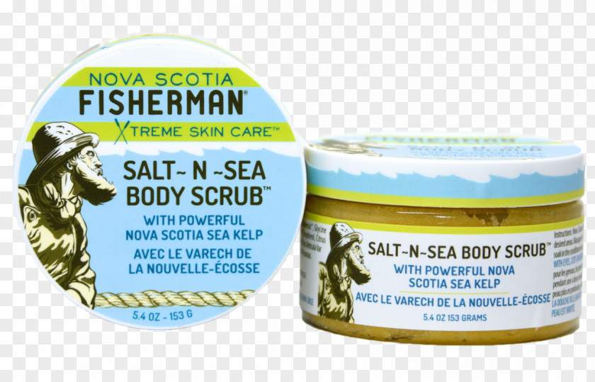 Body Scrub Salton Sea Cream Nova Scotia Fisherman Skin Care PNG