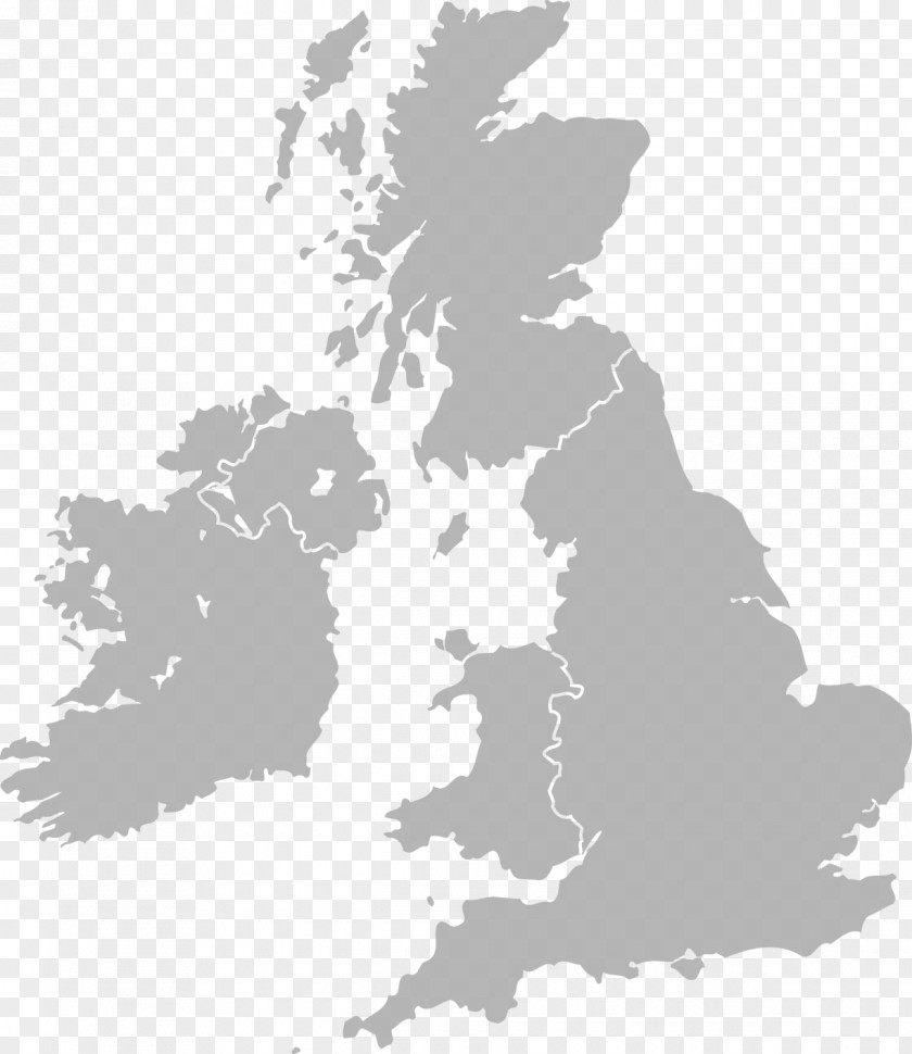 England British Isles Map PNG