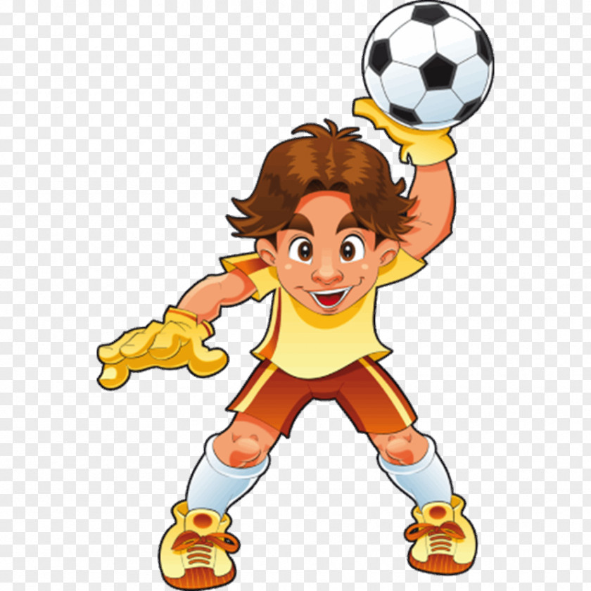 Futbol Animado Portero Football Player Goalkeeper Vector Graphics Illustration PNG