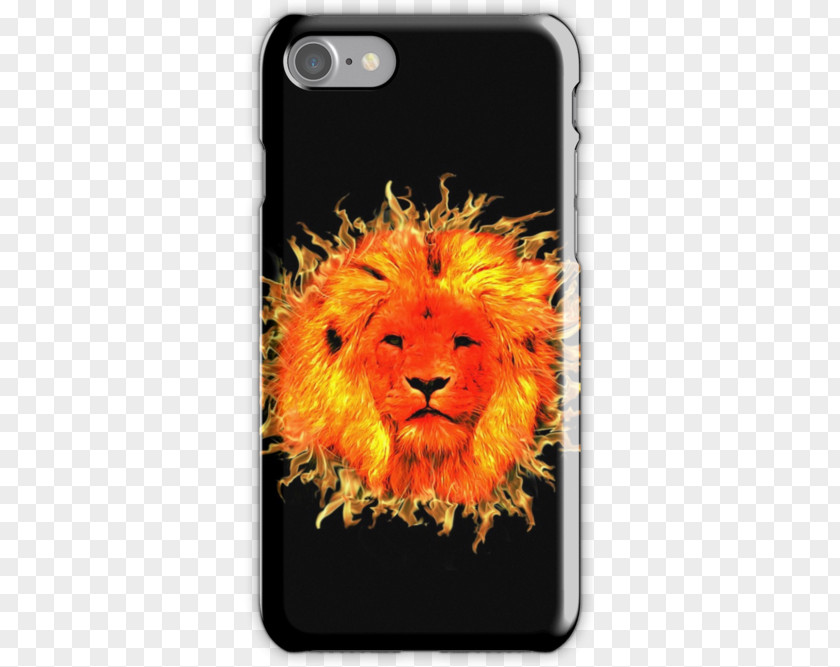 Lion Fire Apple IPhone 7 Plus 4S X 6 8 PNG