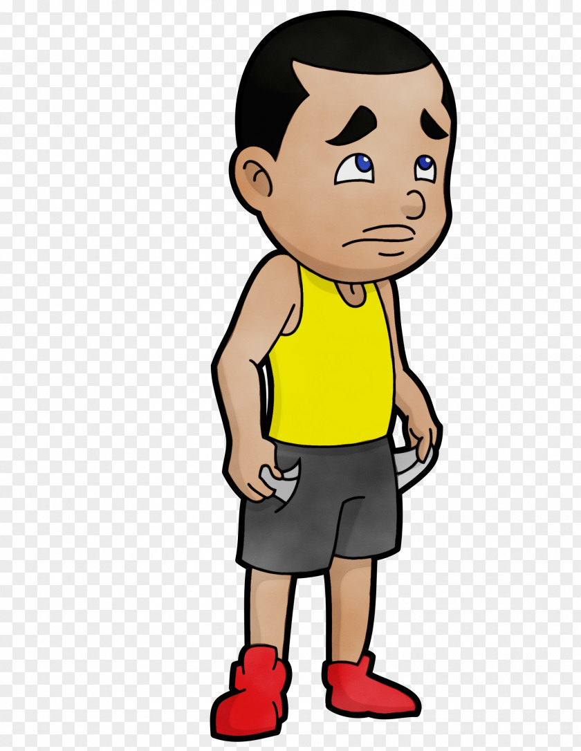 Style Pleased Man Cartoon PNG