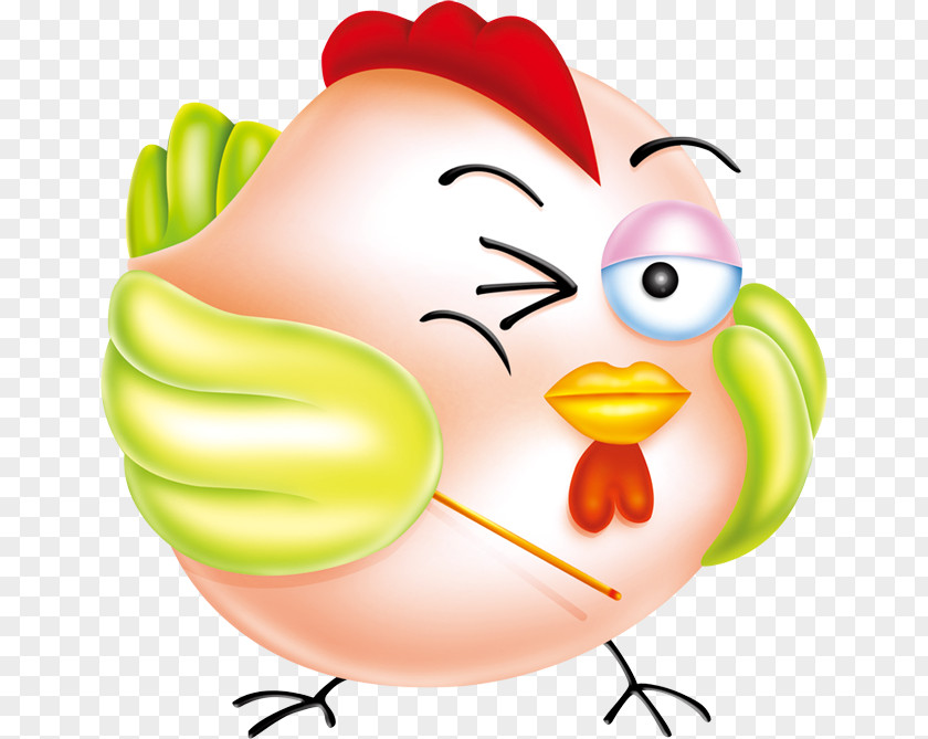Chicken Rooster Mascot Clip Art PNG
