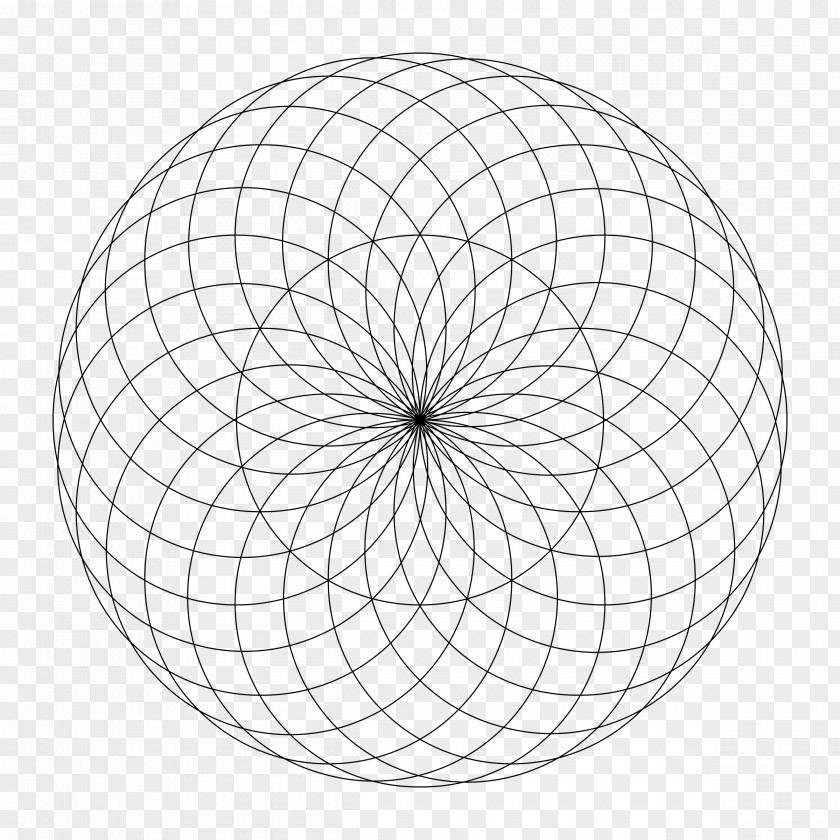 Eyeball Circle Geometry Pattern PNG