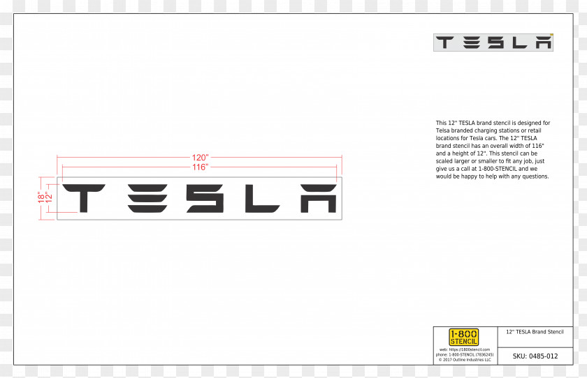 Tesla Paper Logo PNG