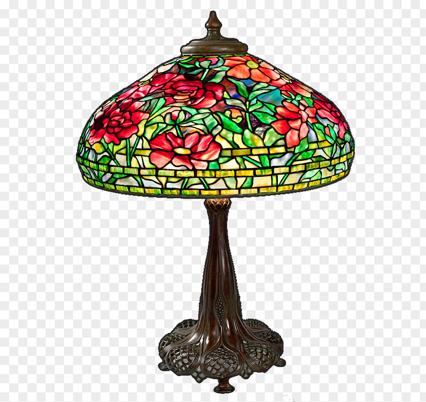 Chandelier Tiffany Lamp Table Light Fixture Stained Glass PNG