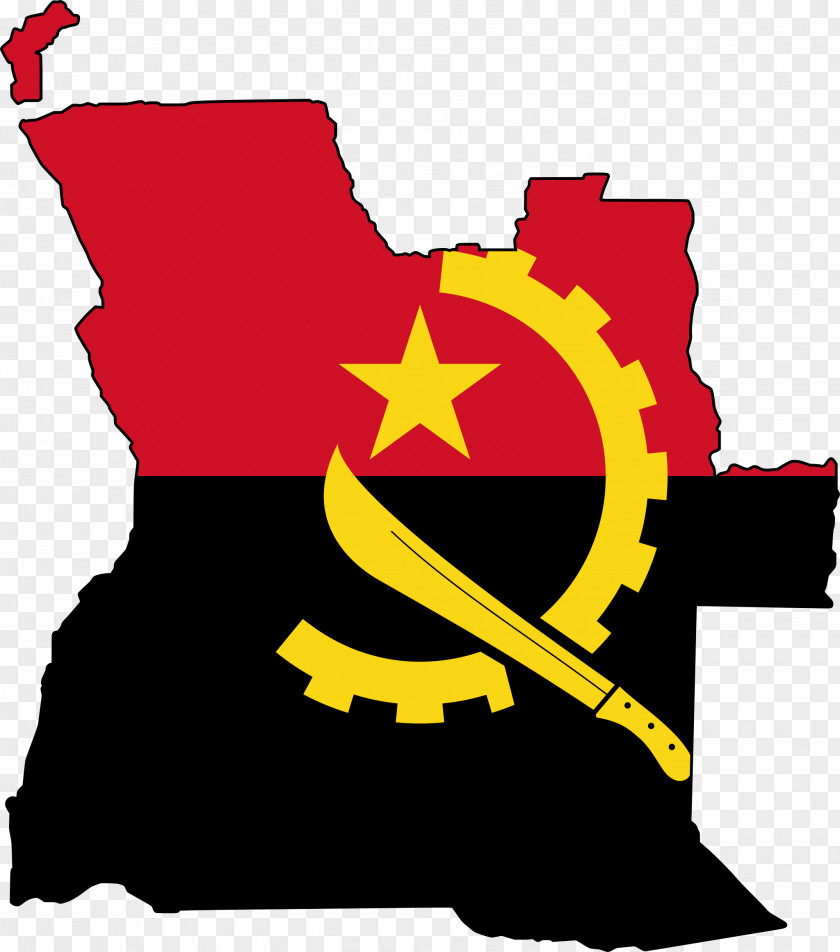 Pub Flag Of Angola World Map PNG
