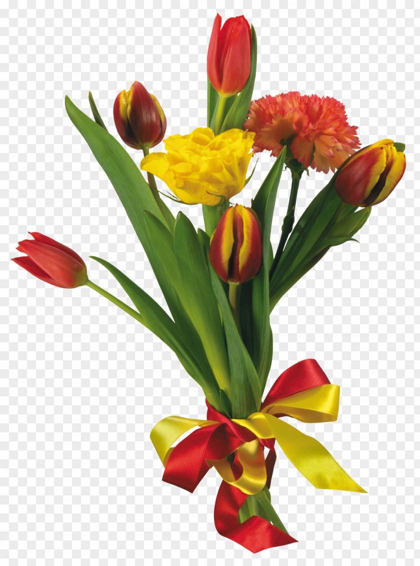 Tulip Decoration Flower Bouquet Clip Art PNG