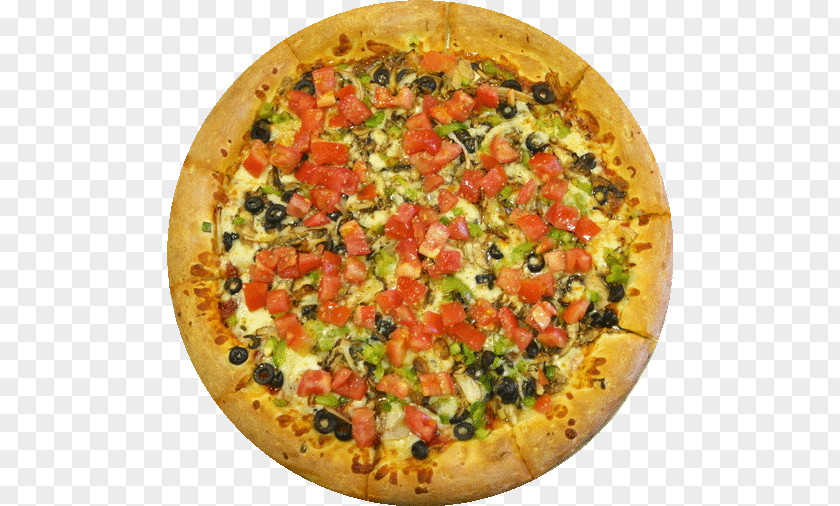 Pizza California-style Sicilian Vegetarian Cuisine Big Nick's PNG