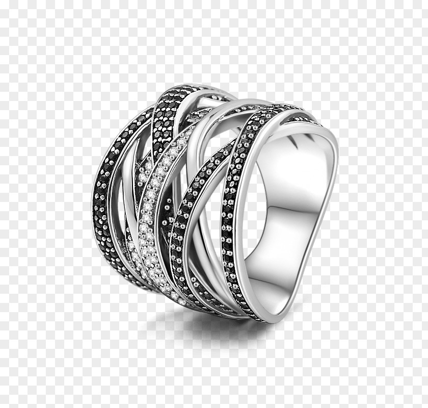 Ring Wedding Sterling Silver Eternity PNG