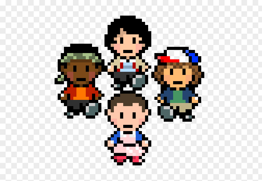 Season 2 EBoyOthers Pixel Art Television Show Stranger Things PNG
