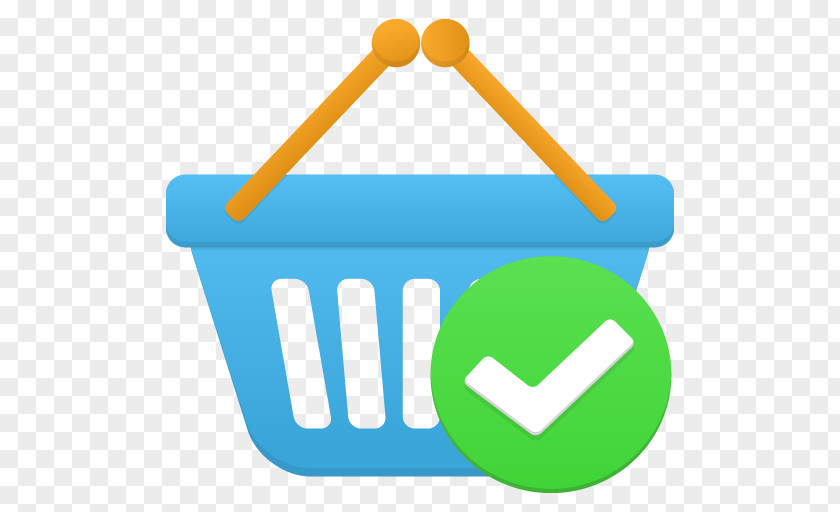 Shopping Basket Accept Area Text Brand Yellow PNG