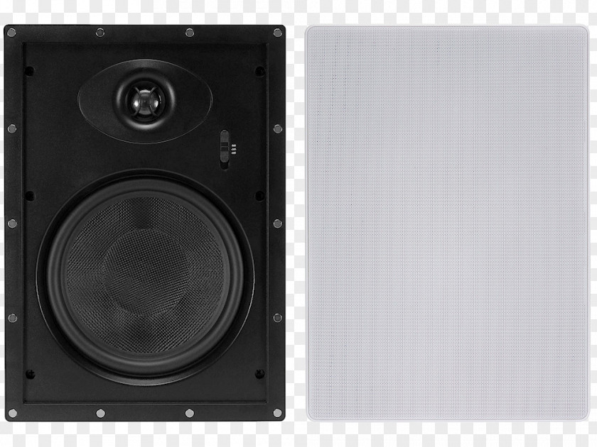 Stereo Wall Loudspeaker Sound Computer Speakers Studio Monitor Subwoofer PNG