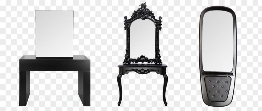 Table Bedside Tables Mirror Chair Furniture PNG