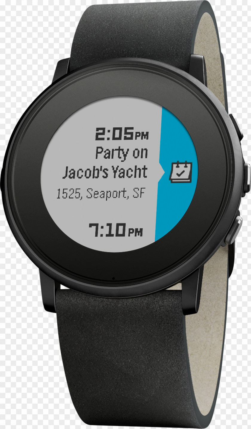 Watch Pebble Time Round Smartwatch PNG