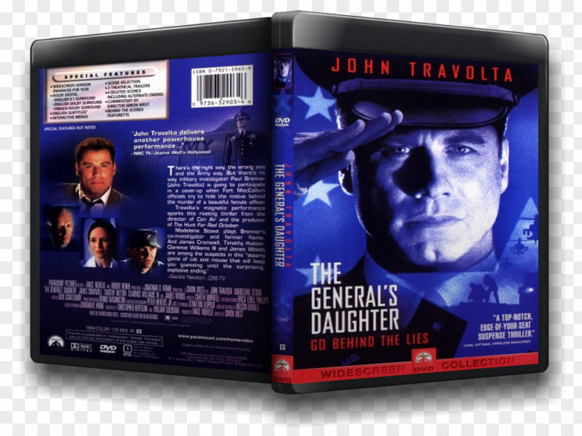 John Travolta Billboard The General's Daughter PNG