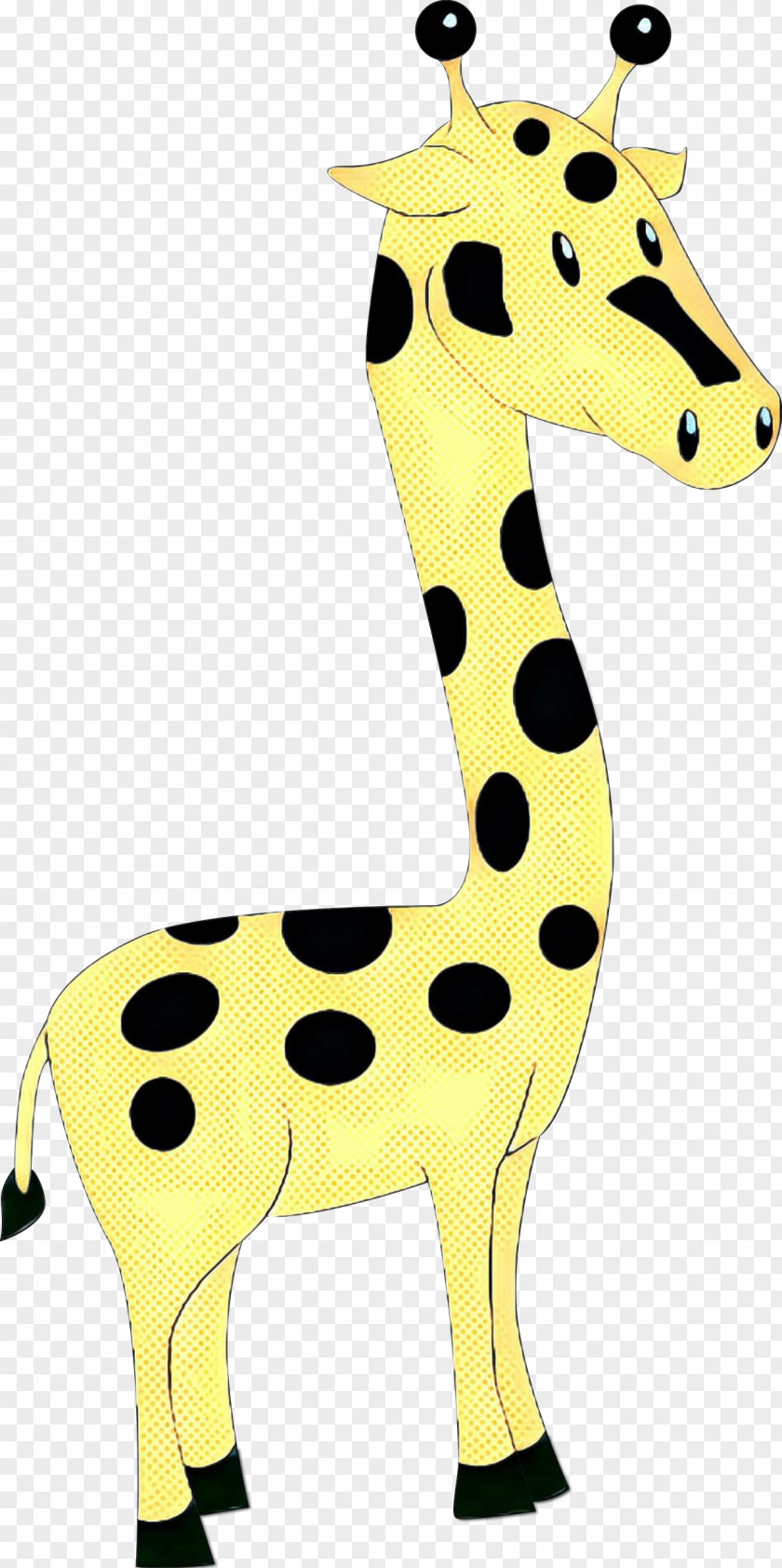 Neck Toy Giraffe Terrestrial Animal Giraffidae Figure Yellow PNG