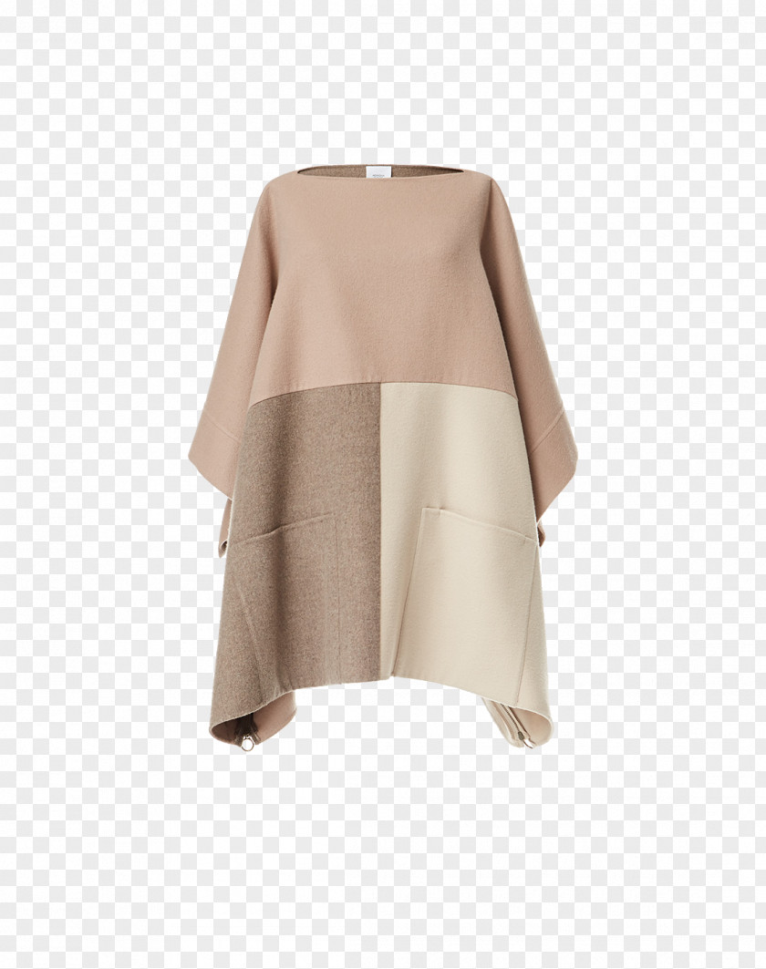 Poncho Outerwear Beige PNG