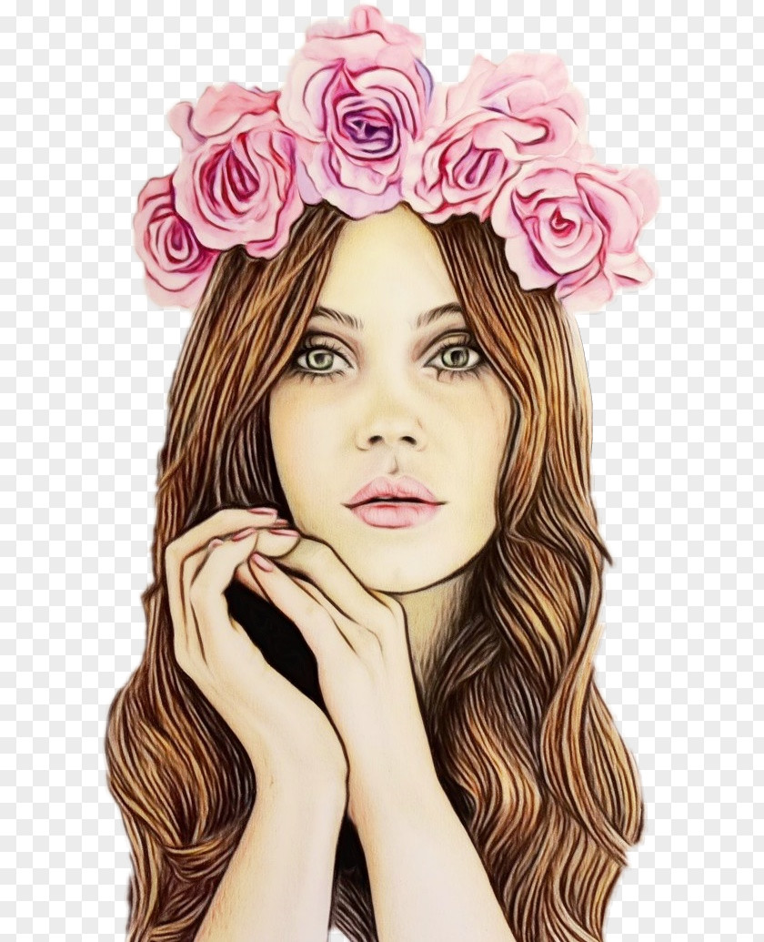 Brown Hair Cheek Face Hairstyle Beauty Pink PNG