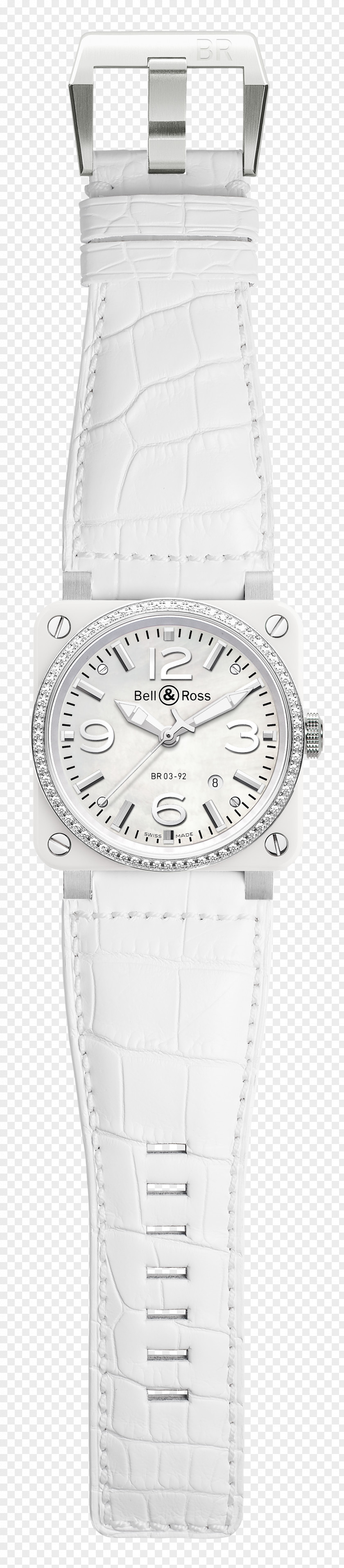 Ceramic Watch Strap Bell & Ross PNG