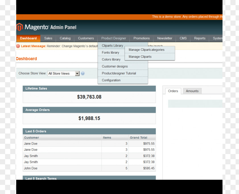 Computer Web Page Magento Program Screenshot PNG