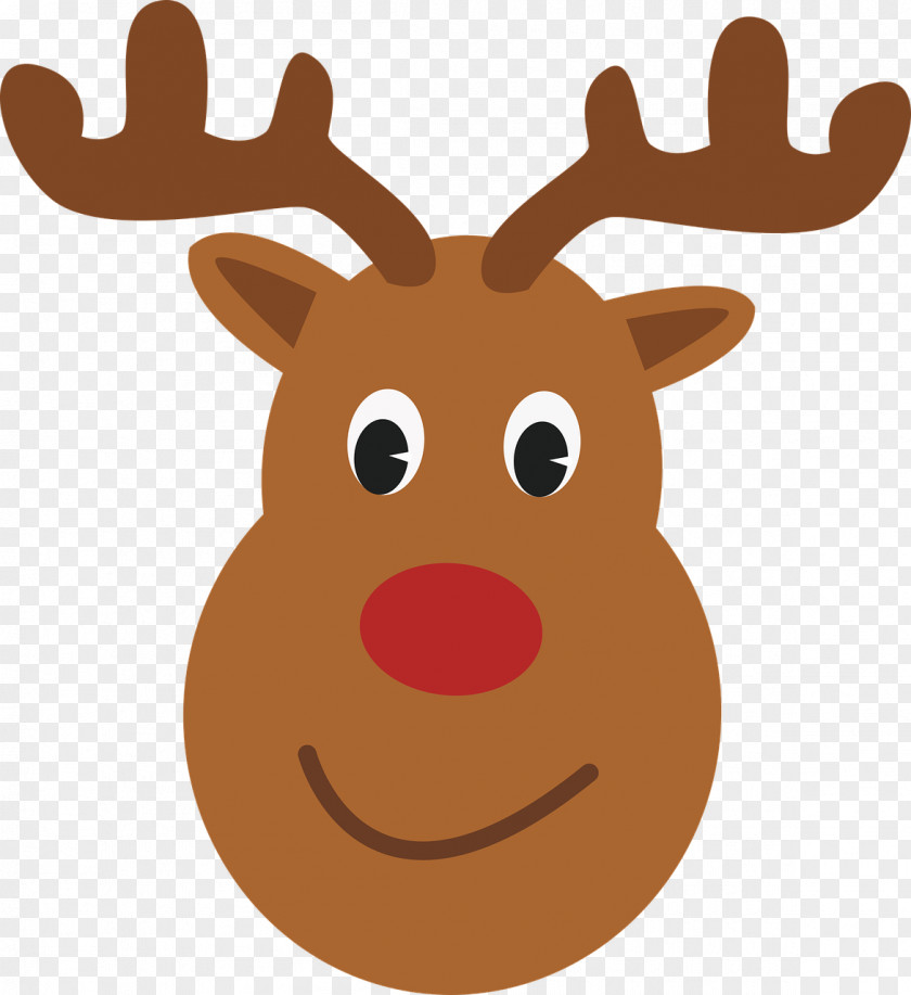 Reindeer Rudolph Santa Claus T-shirt PNG