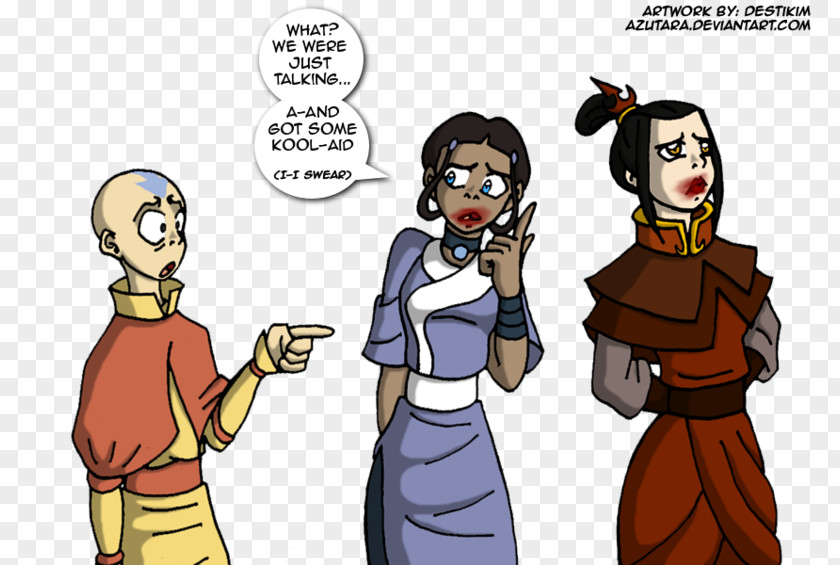 Aang Azula Katara Toph Beifong Zuko Korra PNG