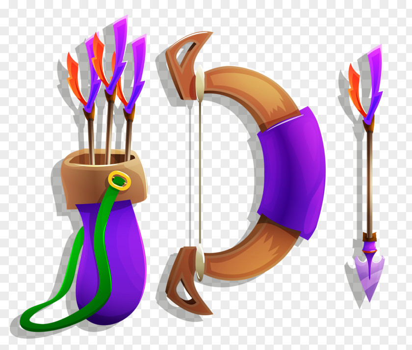 Magical Bow And Arrow PNG