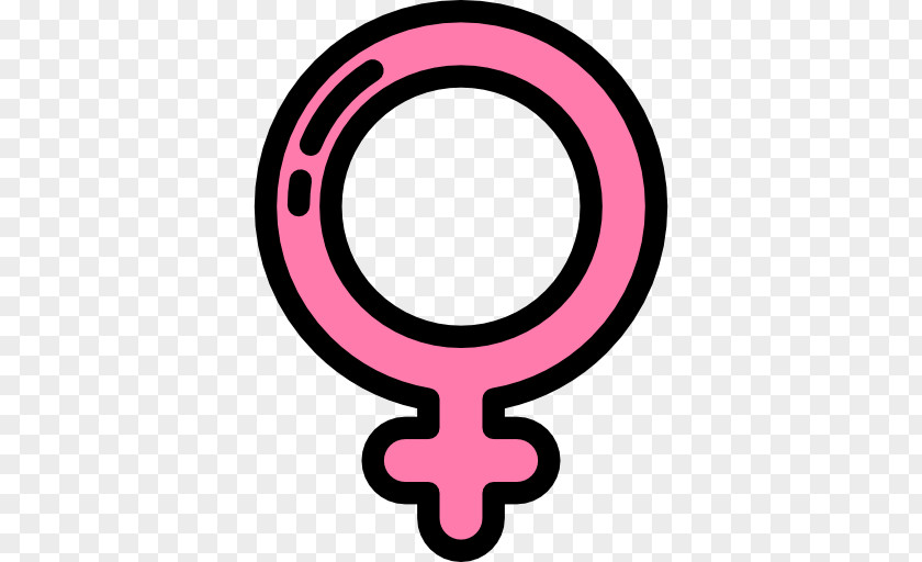 Mirror Gender Symbol Female PNG