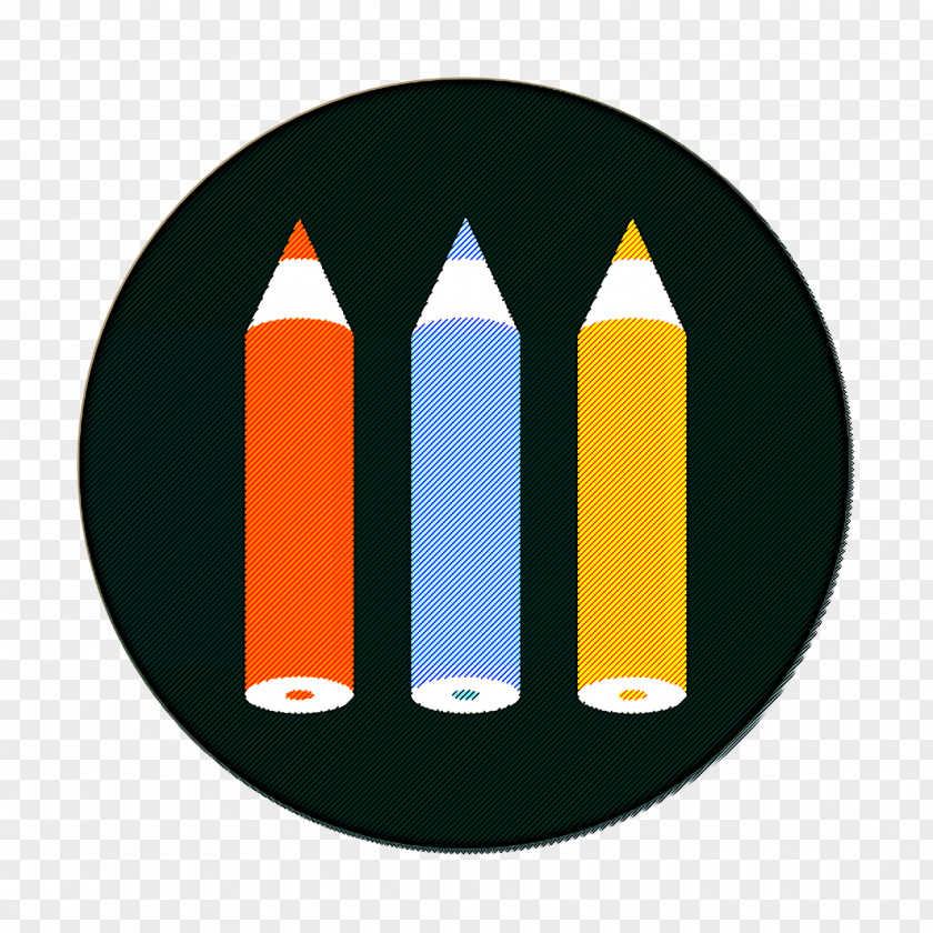 Modern Education Icon Pencils Draw PNG
