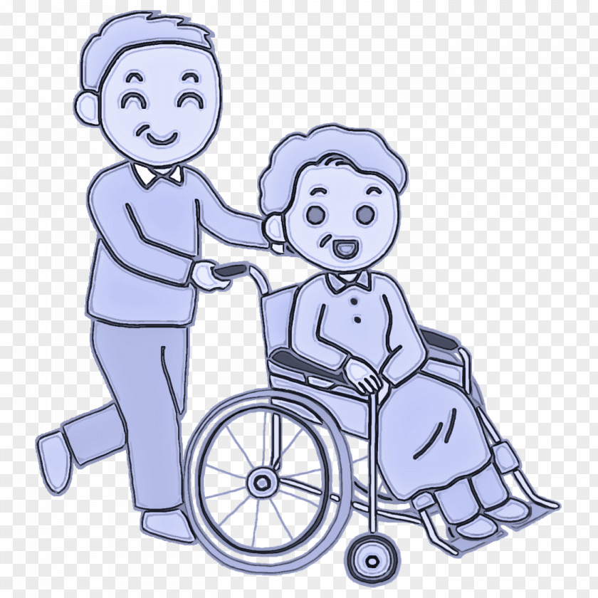 Older Aged Wheelchair PNG