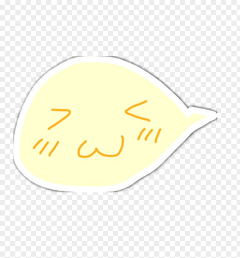 Smile Dialog Material Yellow Font PNG