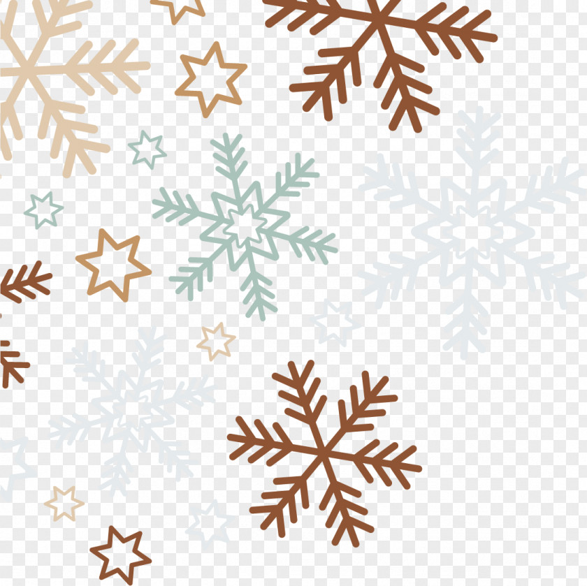 Snowflake Background Vector Snow Promotions Pattersons Flowers Euclidean PNG