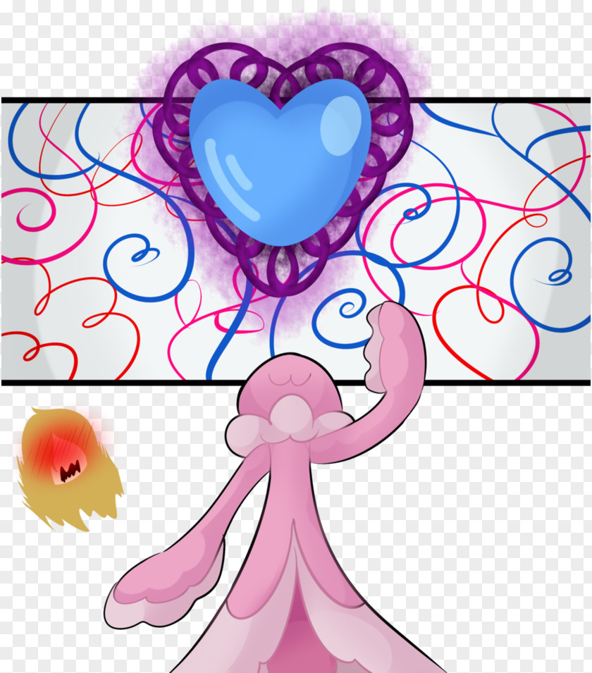 Valentine's Day Pink M Character Fiction Clip Art PNG