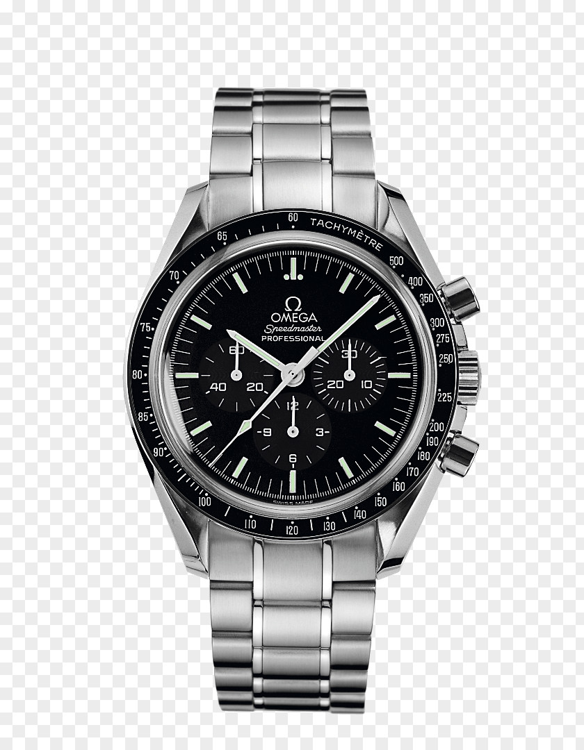 5 00 Watch OMEGA Speedmaster Moonwatch Professional Chronograph Co-Axial Omega SA Coaxial Escapement PNG