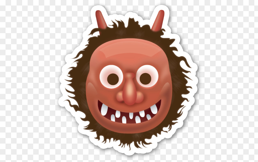 Emoji Ogre Oni Goblin Sticker PNG