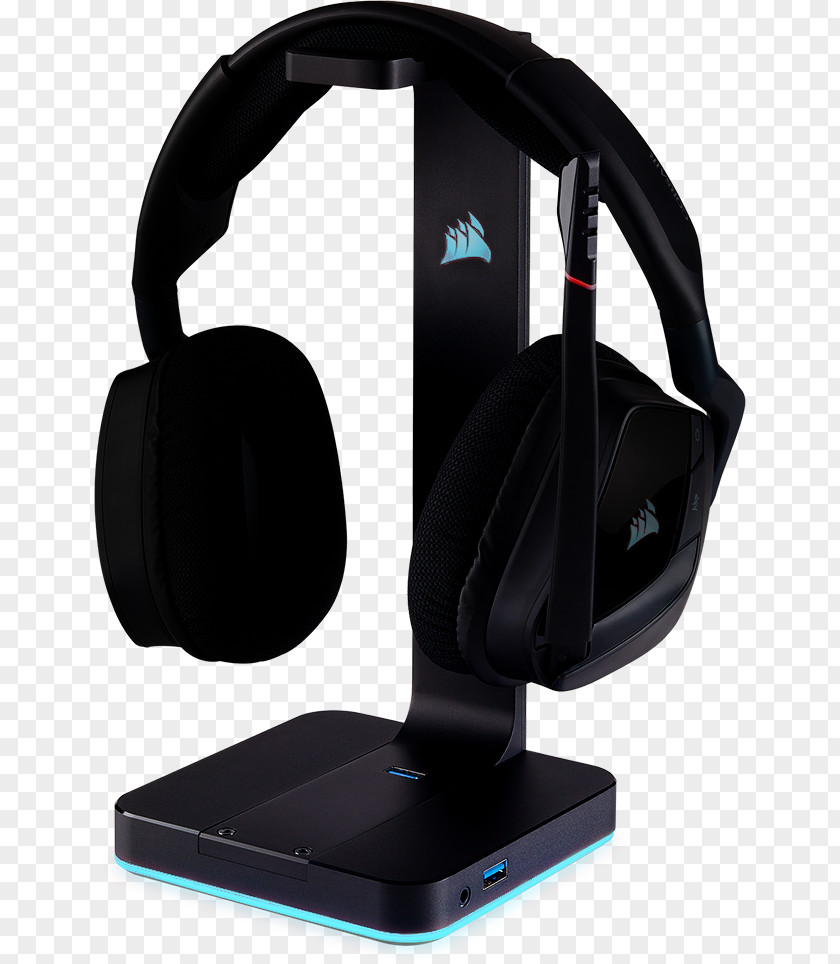 Headphones Corsair ST100 RGB Premium Indoor Black Hardware/Electronic VOID PRO Headset Components PNG